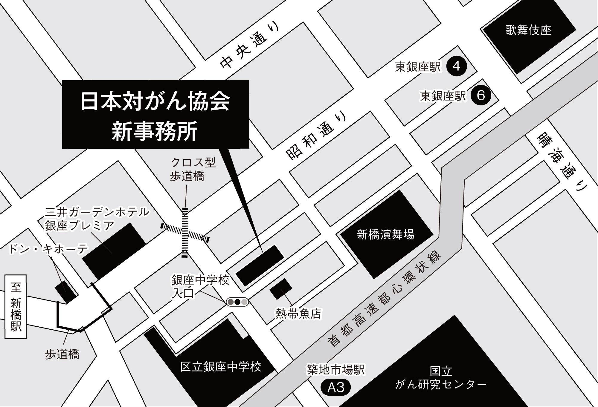 アクセス 新橋 演舞 場